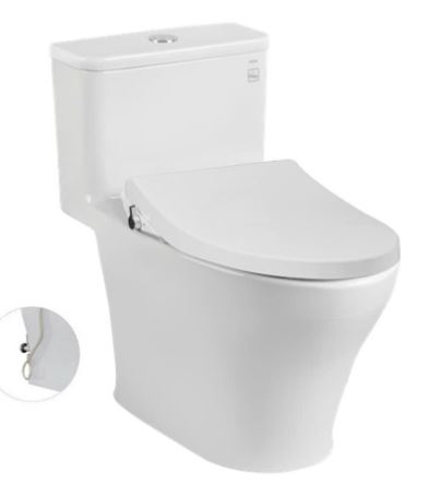 Bàn Cầu 1 Khối Kết Hợp Nắp Rửa Cơ Ecowasher - MS857DE4#XW