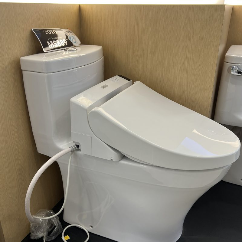 Alternative view of Bàn cầu một khối - Nắp rửa điện tử MS889DRW14